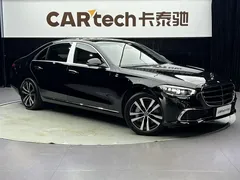2021 Mercedes-Benz S-Class S 400 L, чёрный — фото 2