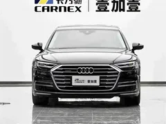 2021 Audi A8L 55 TFSI quattro, чёрный — фото 2