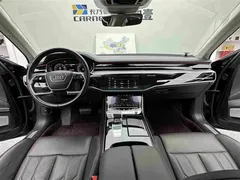 2021 Audi A8L 55 TFSI quattro, чёрный — фото 13