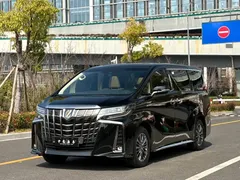 2021 Toyota Alphard Hybrid 2.5L Premium, чёрный — фото 1
