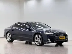 2022 Audi A7L L 45 TFSI S-line, синий — фото 5