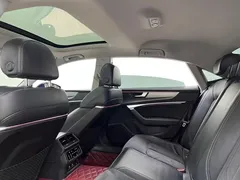 2022 Audi A7L L 45 TFSI S-line, синий — фото 21