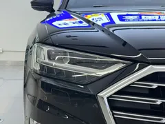 2019 Audi A8 Plus A8L 55 TFSI quattro, чёрный — фото 4
