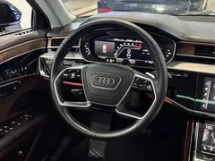 2019 Audi A8 Plus A8L 55 TFSI quattro, чёрный — фото 5