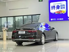 2019 Audi A8 Plus A8L 55 TFSI quattro, чёрный — фото 16