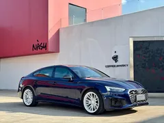2020 Audi S5 3.0T Sportback, синий — фото 3