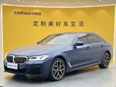 2022 BMW 5 Series 530Li M, синий — фото 12