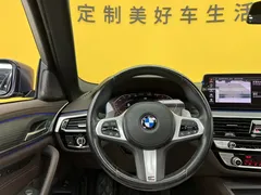 2022 BMW 5 Series 530Li M, синий — фото 14
