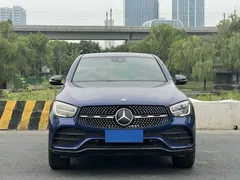 2021 Mercedes-Benz GLC Coupe GLC 300 4MATIC SUV, синий — фото 2
