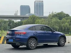 2021 Mercedes-Benz GLC Coupe GLC 300 4MATIC SUV, синий — фото 3