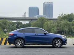 2021 Mercedes-Benz GLC Coupe GLC 300 4MATIC SUV, синий — фото 6