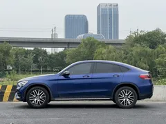 2021 Mercedes-Benz GLC Coupe GLC 300 4MATIC SUV, синий — фото 7