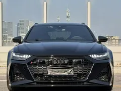 2021 Audi RS 6 4.0T Avant, чёрный — фото 2