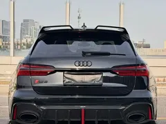 2021 Audi RS 6 4.0T Avant, чёрный — фото 4