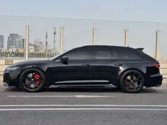 2021 Audi RS 6 4.0T Avant, чёрный — фото 5