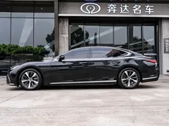 2021 Lexus LS 500h, чёрный — фото 4