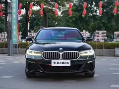 2021 BMW 5 Series 530Li Leading M Sport Package, чёрный — фото 3