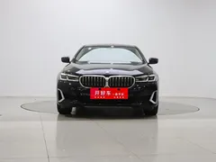 2021 BMW 5 Series 530Li, синий — фото 2