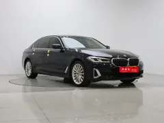 2021 BMW 5 Series 530Li, синий — фото 6