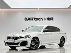 2021 BMW 5 Series 525Li M Sport Package, белый — фото 1