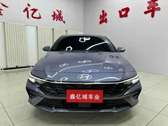 2023 Hyundai Elantra 1.5L CVT LUX, синий — фото 2