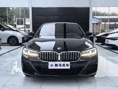 2023 BMW 5 Series 530Li M, синий — фото 2