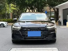 2023 Audi A7L 45 TFSI quattro S-line, чёрный — фото 2