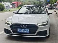 2022 Audi A7 45 TFSI, белый — фото 2
