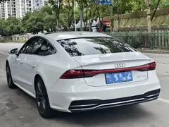 2022 Audi A7 45 TFSI, белый — фото 3