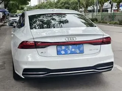 2022 Audi A7 45 TFSI, белый — фото 4