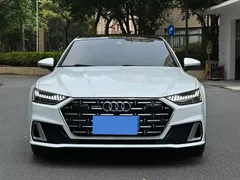 2022 Audi A7L 45 TFSI S-line, белый — фото 2