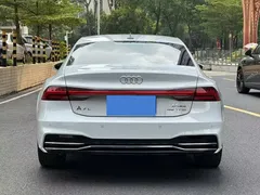 2022 Audi A7L 45 TFSI S-line, белый — фото 3