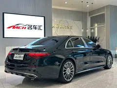 2021 Mercedes-Benz S-Class S 450 L 4MATIC, зелёный — фото 3