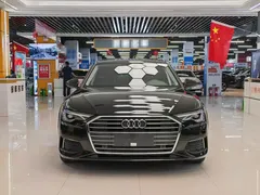 2021 Audi A6L 45 TFSI, чёрный — фото 2