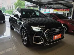 2022 Audi Q5L 45T, чёрный — фото 6