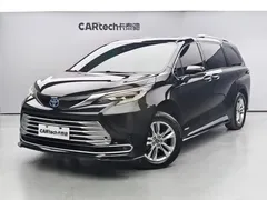 2021 Toyota Sienna 2.5L Hybrid Platinum, чёрный — фото 1