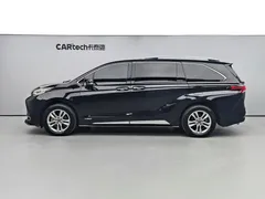 2021 Toyota Sienna 2.5L Hybrid Platinum, чёрный — фото 3