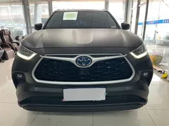 2023 Toyota Highlander 2.5L Hybrid 4WD Premium 7-seat, чёрный — фото 2