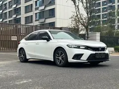 2023 Honda Civic HATCHBACK 240TURBO CVT, белый — фото 3