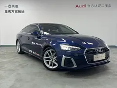 2021 Audi A5 Sportback 40 TFSI Fashion, синий — фото 3