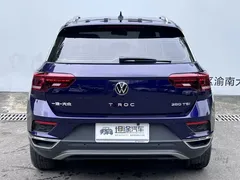 2022 Volkswagen T-Roc 280TSI DSG PLUS, синий — фото 28