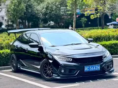 2021 Honda Civic Hatchback 220Turbo CVT, чёрный — фото 3