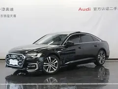 2023 Audi A6L 40 TFSI, чёрный — фото 1