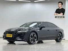 2023 Audi A7L 45 TFSI quattro S-line, чёрный — фото 1