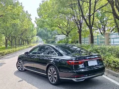 2021 Audi A8L 55 TFSI quattro Premium, чёрный — фото 17