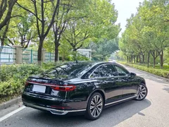 2021 Audi A8L 55 TFSI quattro Premium, чёрный — фото 18