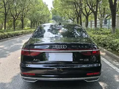 2021 Audi A8L 55 TFSI quattro Premium, чёрный — фото 19