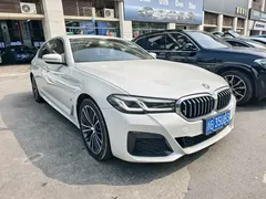 2021 BMW 5 Series 530Li Leading M Sport Package, белый — фото 1