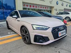 2020 Audi S5 3.0T Sportback, синий — фото 2