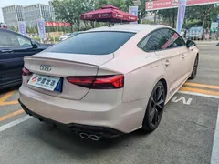 2020 Audi S5 3.0T Sportback, синий — фото 10